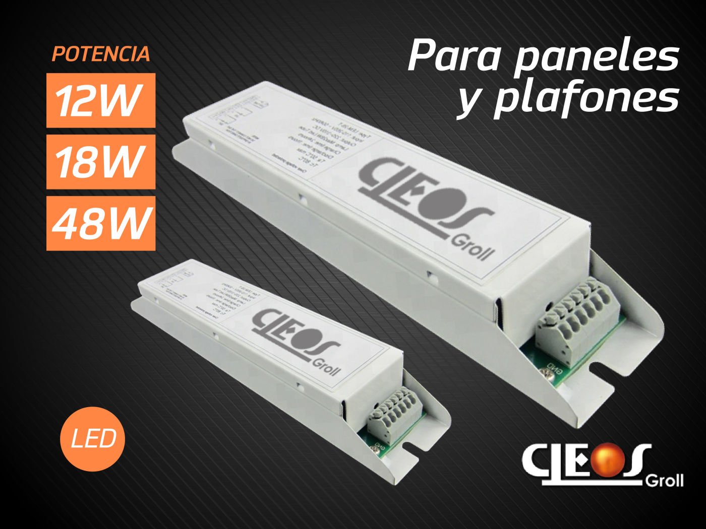 Módulo de emergencia para paneles y plafones