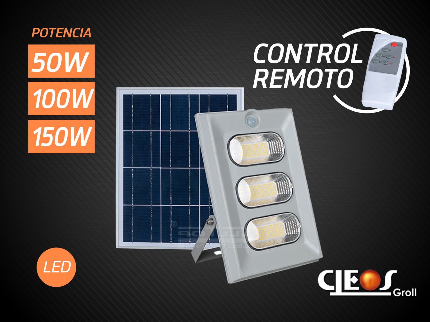 Proyector solar autónomo Modo inteligente Proyector solar autónomo Modo inteligente
