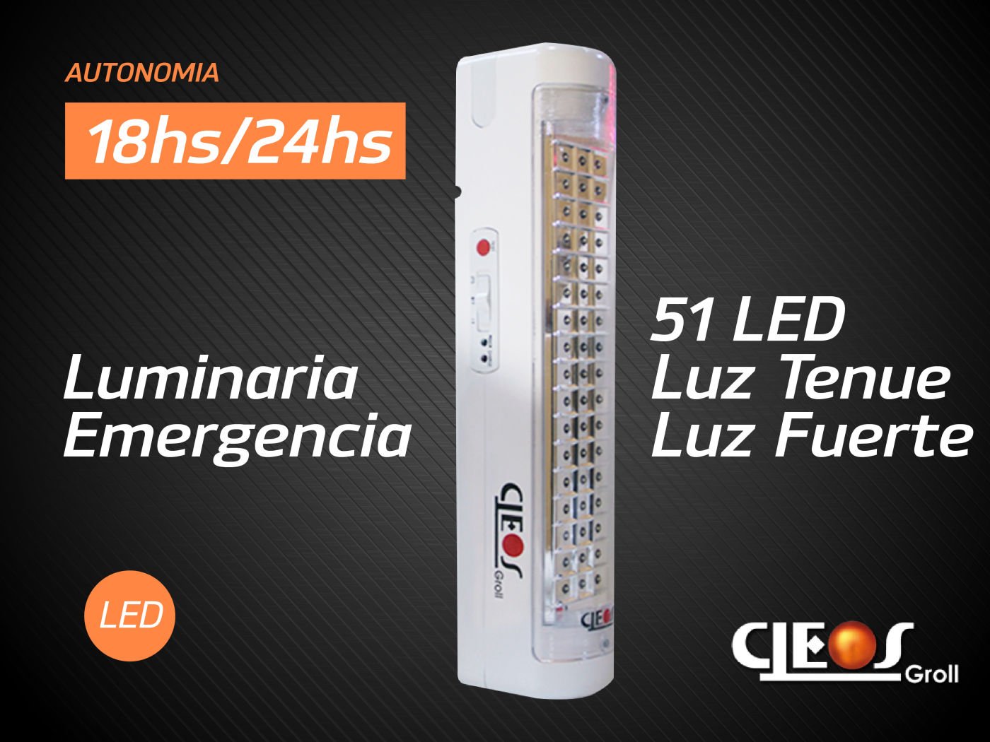 Luminaria de Emergencia de 51 Led Luminaria de Emergencia de 51 Led
